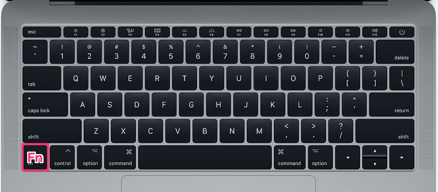 MacのFnキーの位置