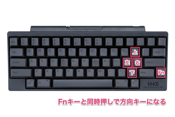 HHKBの方向キーの場所