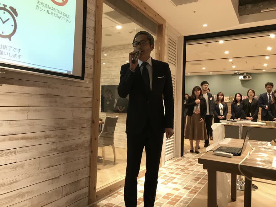 ギークス代表 曽根原さんの挨拶